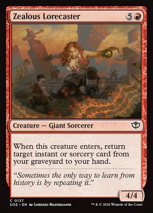 Zealous Lorecaster Foil