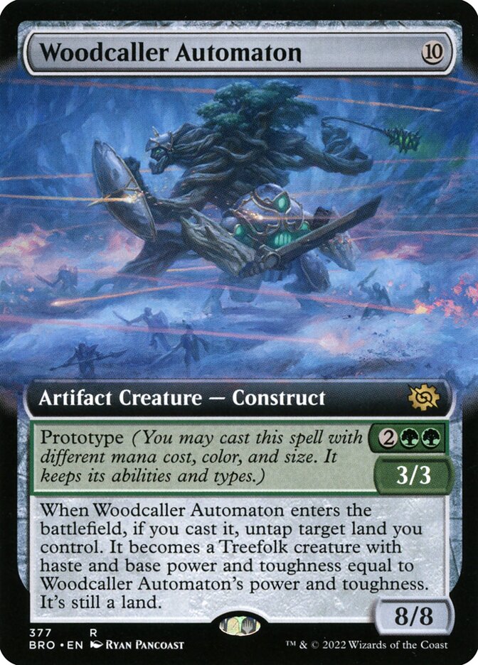 Woodcaller Automaton Extended Art