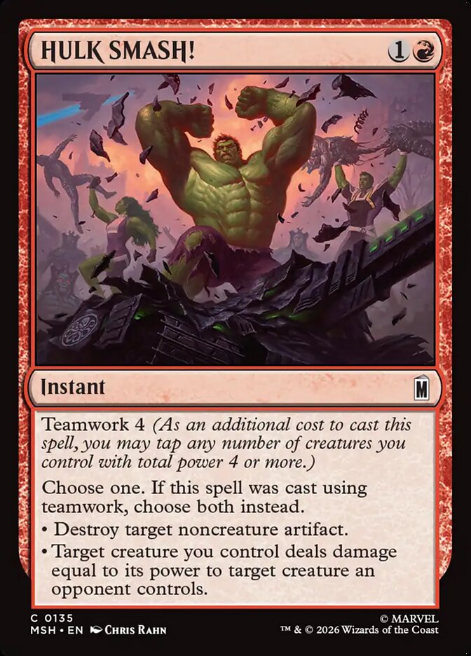 HULK SMASH! Foil
