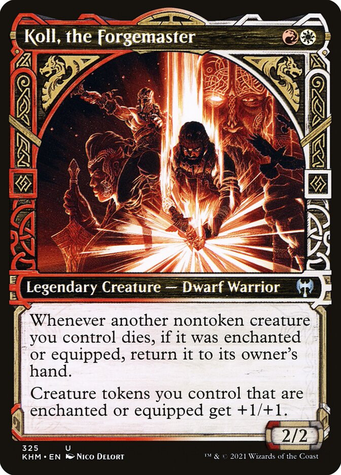 Koll, the Forgemaster Showcase Foil