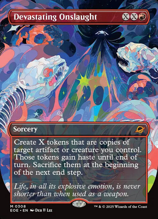 Devastating Onslaught Borderless Foil