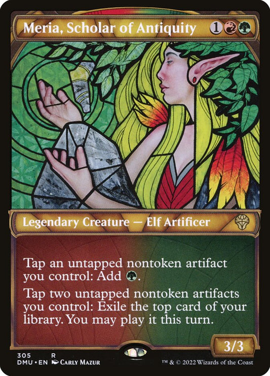 Meria, Scholar of Antiquity Showcase Foil