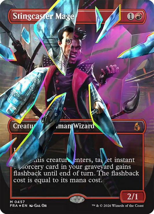 Stingcaster Mage Shattered Mirror Facet Foil