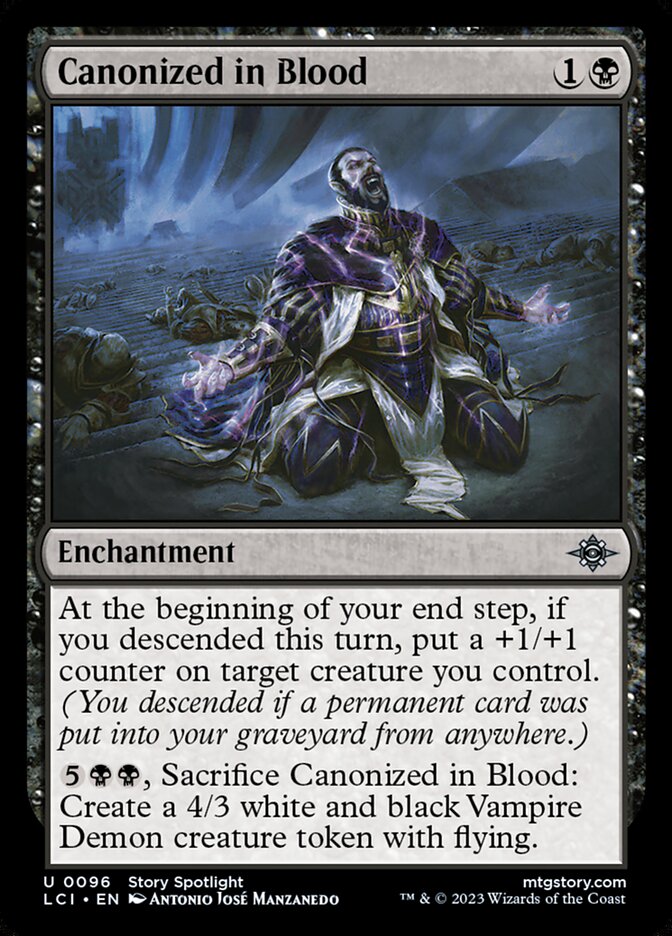 Canonized in Blood Foil