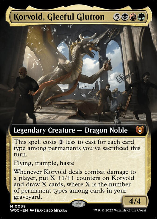 Korvold, Gleeful Glutton Extended Art