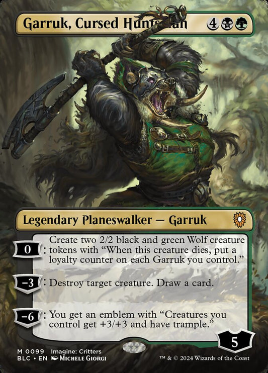 Garruk, Cursed Huntsman Borderless