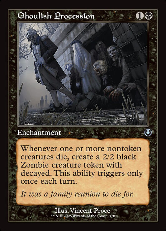 Ghoulish Procession Retroframe