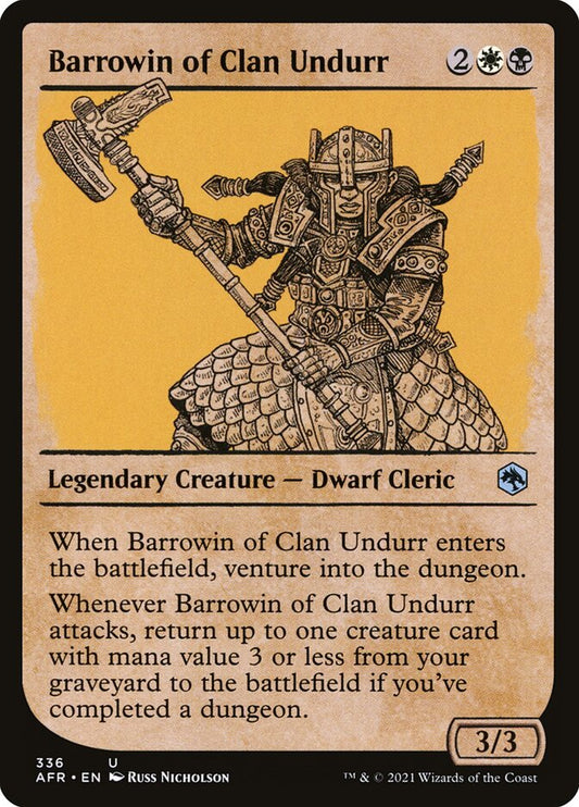 Barrowin of Clan Undurr Showcase Foil