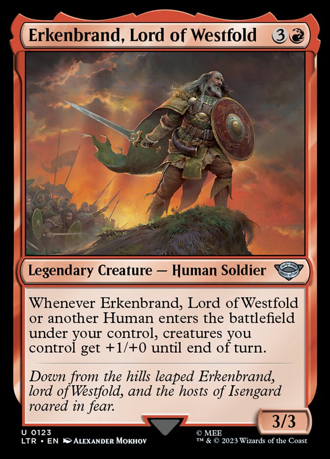 Erkenbrand, Lord of Westfold Foil