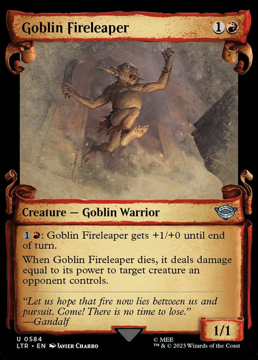 Goblin Fireleaper Showcase Silver Foil