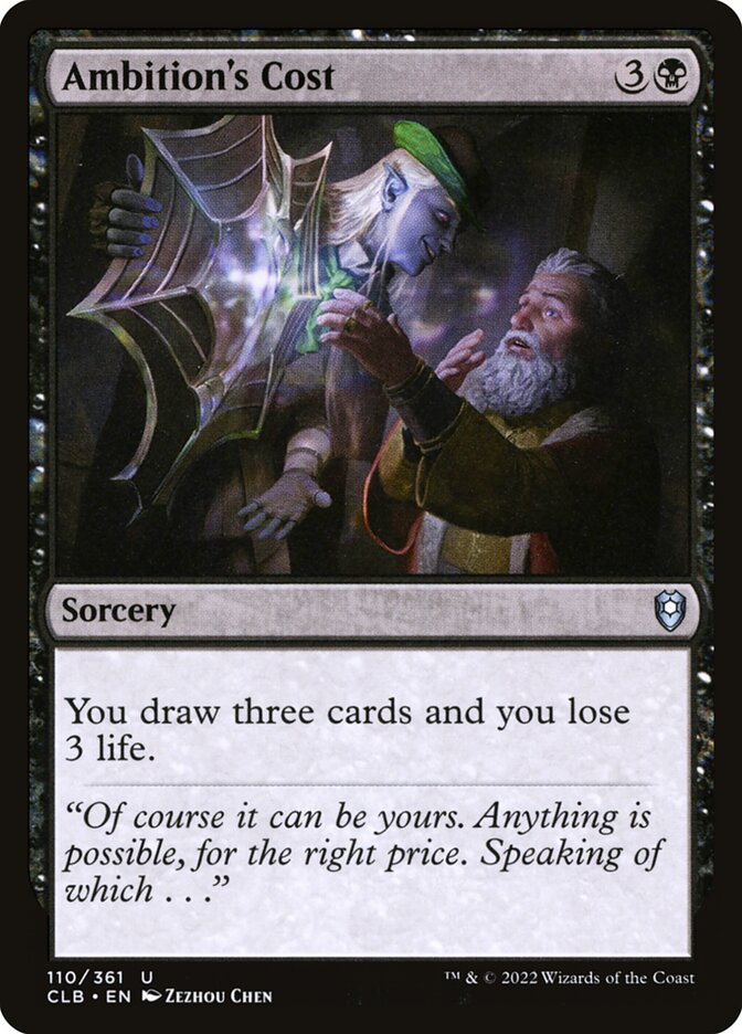 Ambition's Cost Foil