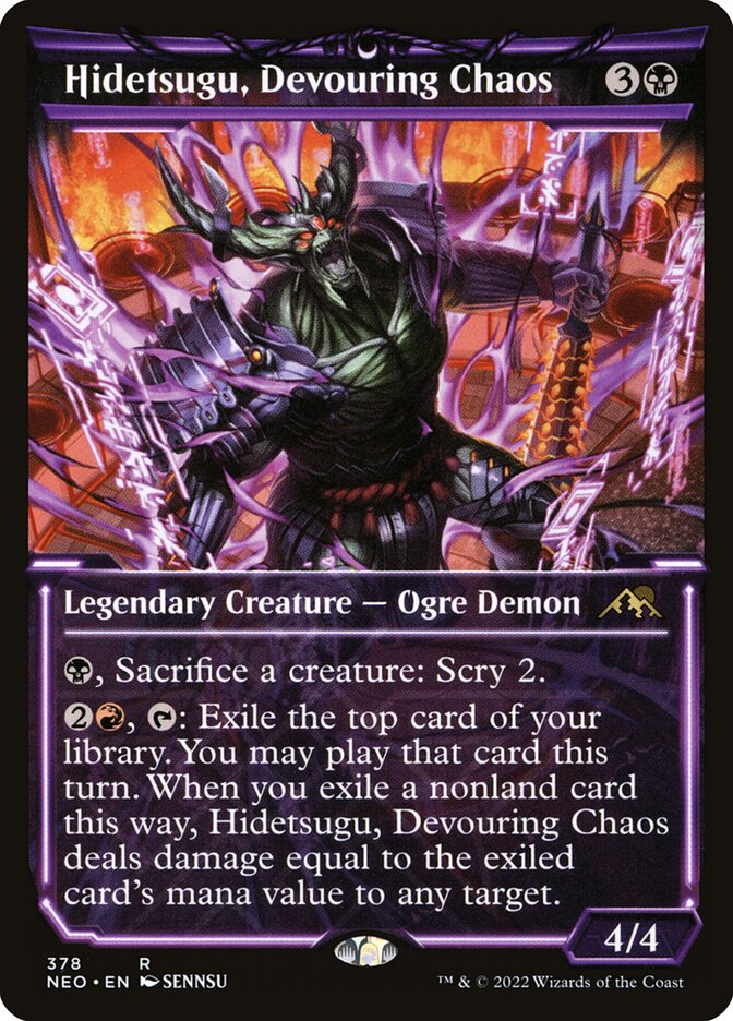 Hidetsugu, Devouring Chaos Showcase