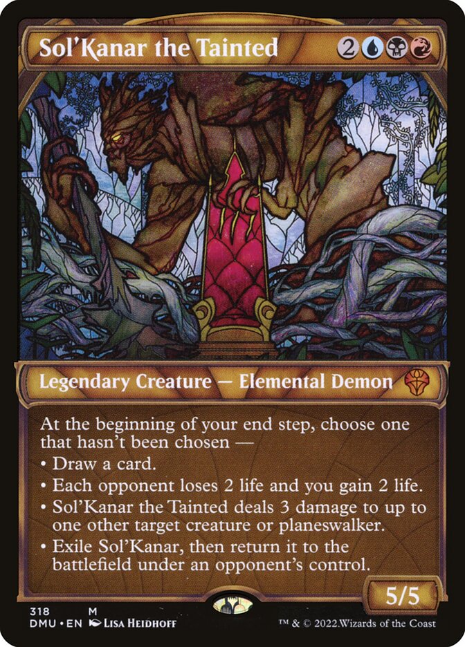 Sol'Kanar the Tainted Showcase Foil