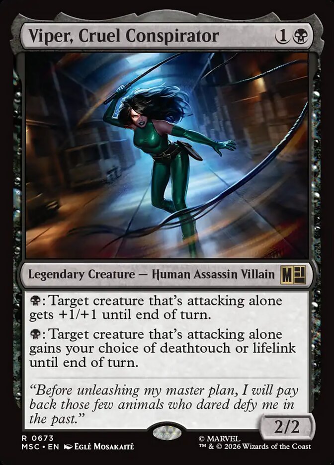 Viper, Cruel Conspirator Foil