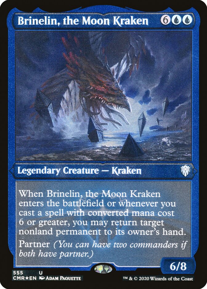 Brinelin, the Moon Kraken Etched Foil