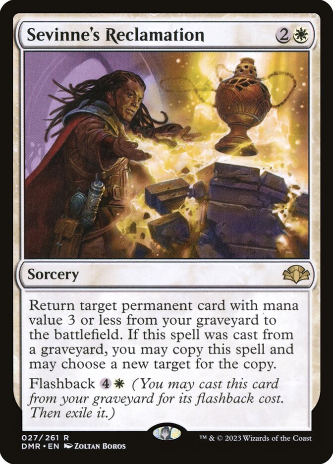 Sevinne's Reclamation Foil