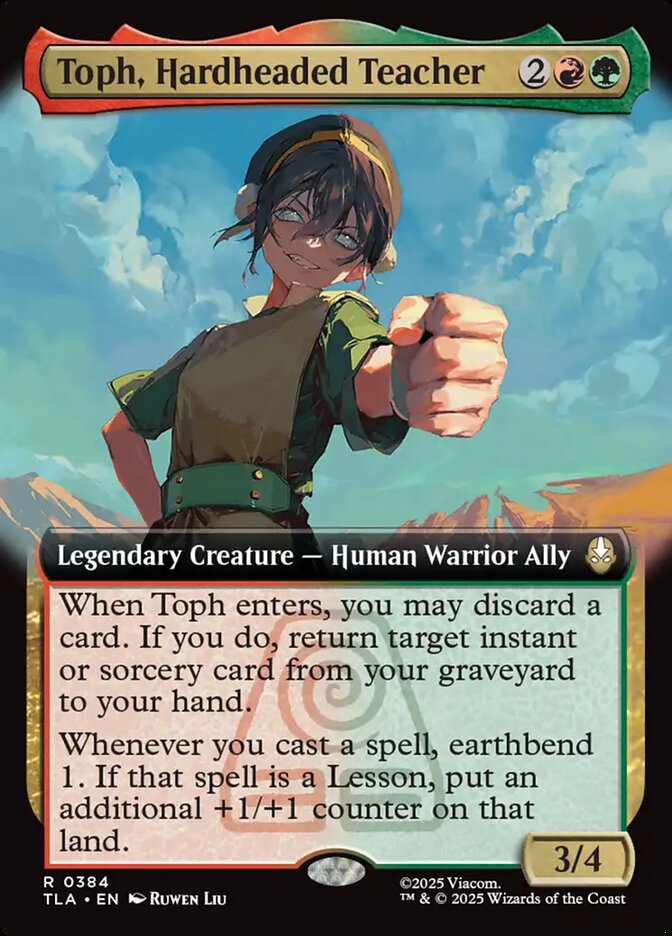 Toph, Hardheaded Teacher Extended Art