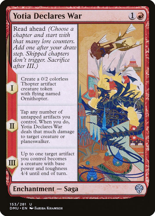 Yotia Declares War Foil
