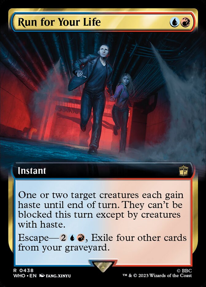 Run for Your Life Extended Art Foil