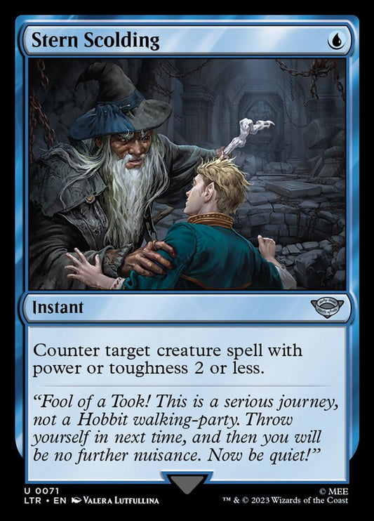 Stern Scolding Foil