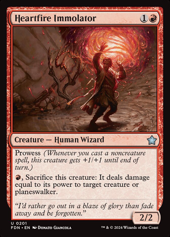 Heartfire Immolator Foil