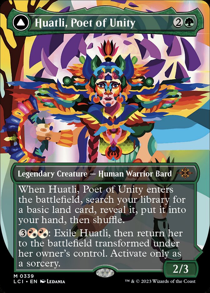 Huatli, Poet of Unity // Roar of the Fifth People Borderless