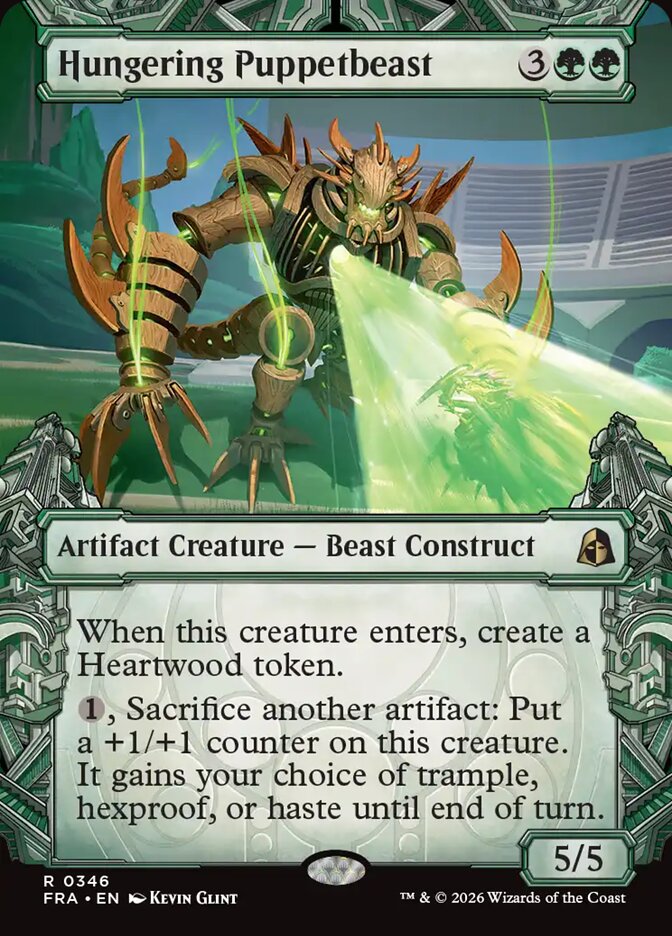 Hungering Puppetbeast Sculptor's Stronghold Foil