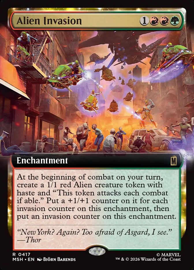 Alien Invasion Extended Art