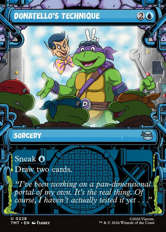 Donatello's Technique Sewer Frame Foil