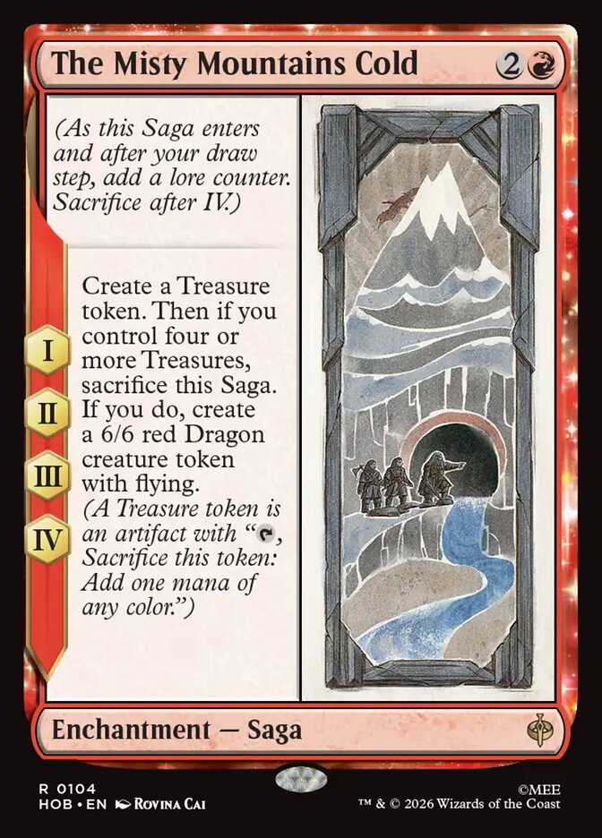 The Misty Mountains Cold Foil