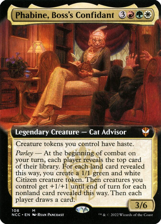 Phabine, Boss's Confidant Extended Art Foil