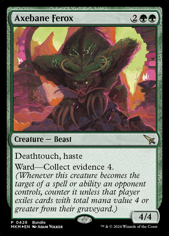 Axebane Ferox Promo Foil