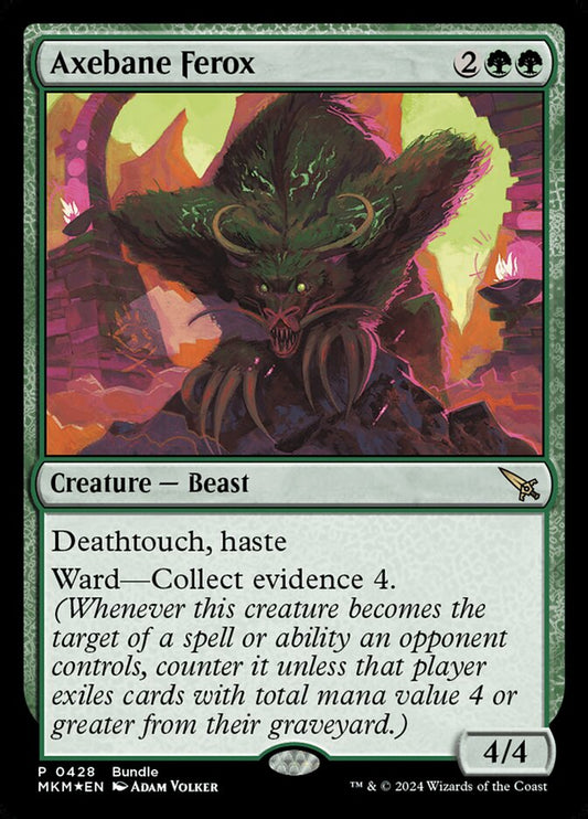 Axebane Ferox Promo Foil