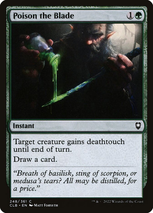 Poison the Blade Foil