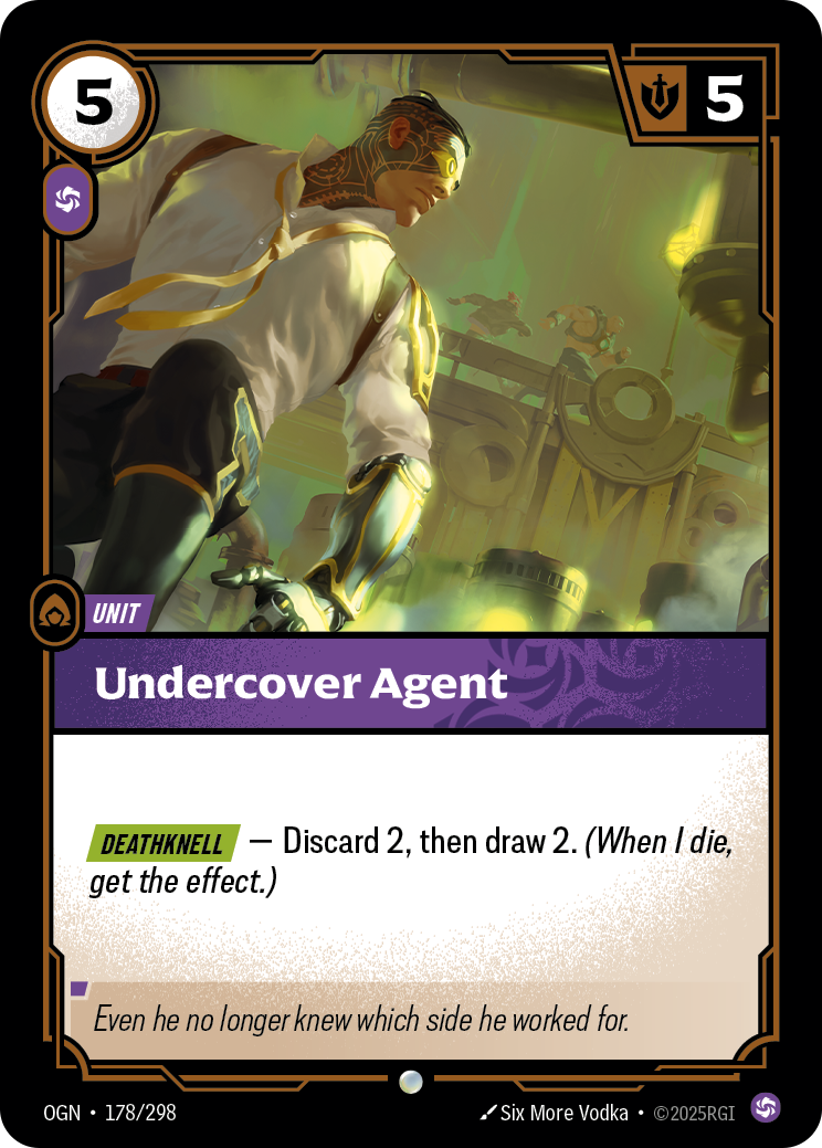 Undercover Agent Foil