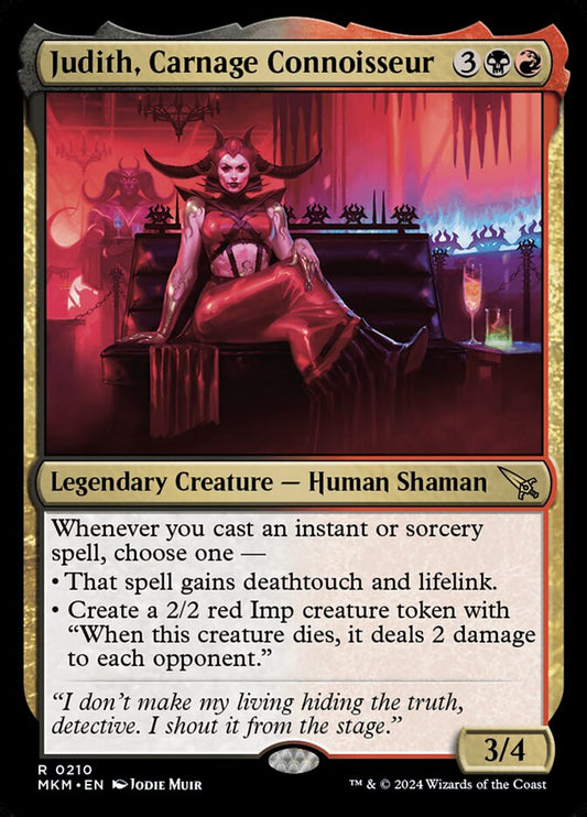 Judith, Carnage Connoisseur Foil