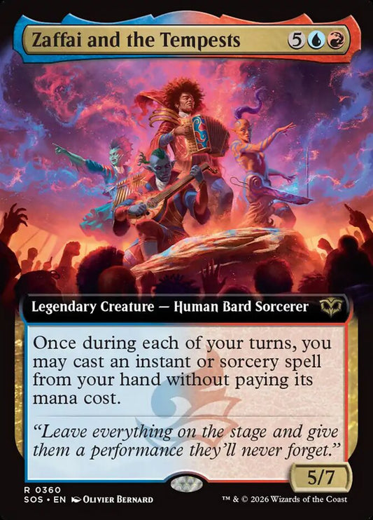 Zaffai and the Tempests Extended Art Foil