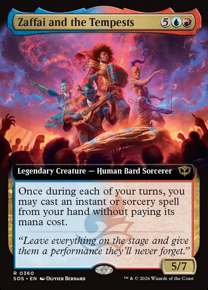 Zaffai and the Tempests Extended Art