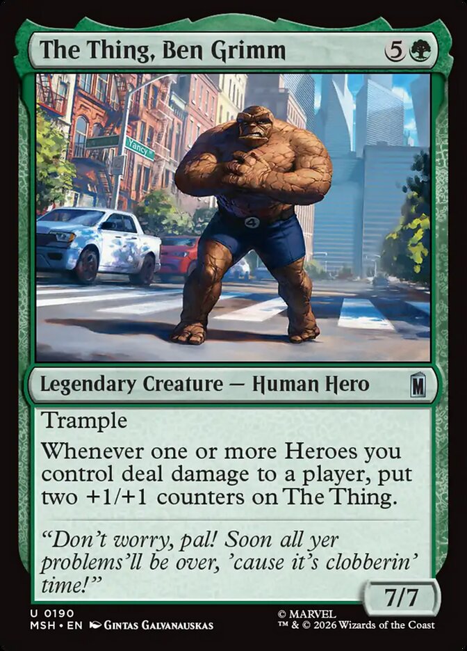 The Thing, Ben Grimm Foil