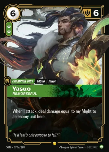 Yasuo, Remorseful Foil