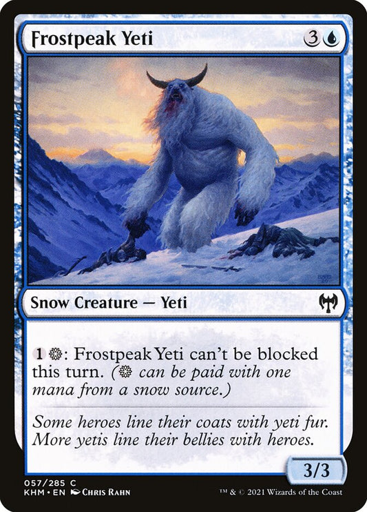 Frostpeak Yeti Foil