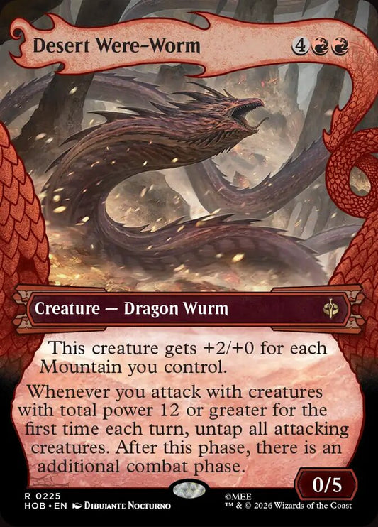 Desert Were-Worm Dragon Frame