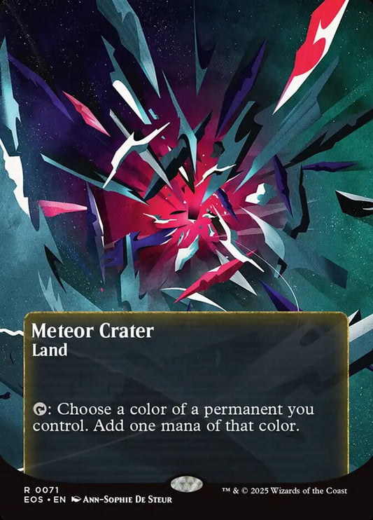 Meteor Crater Poster Stellar Sights