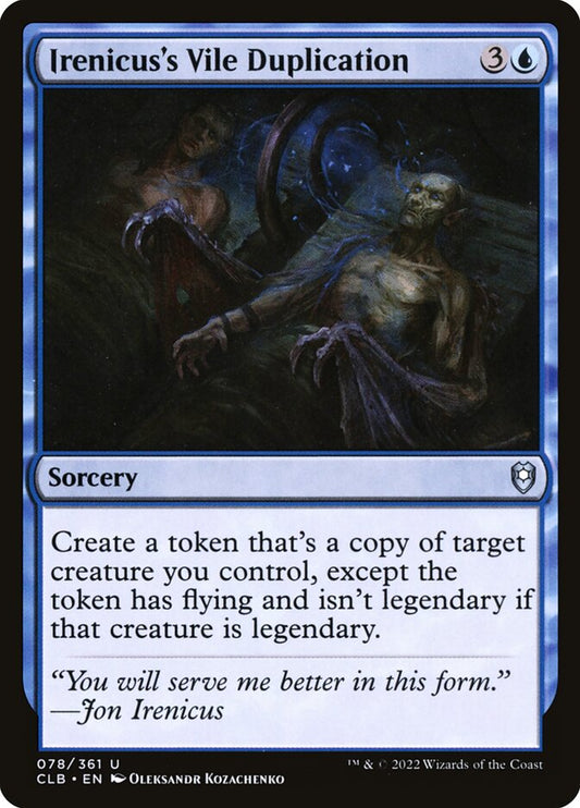 Irenicus's Vile Duplication Foil