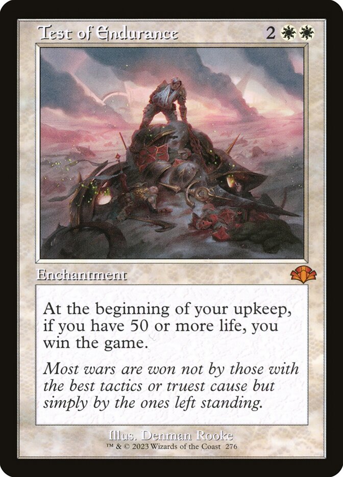 Test of Endurance Old Frame Foil