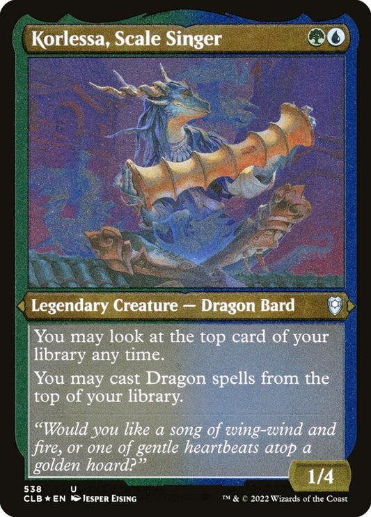 Korlessa, Scale Singer Etched Foil