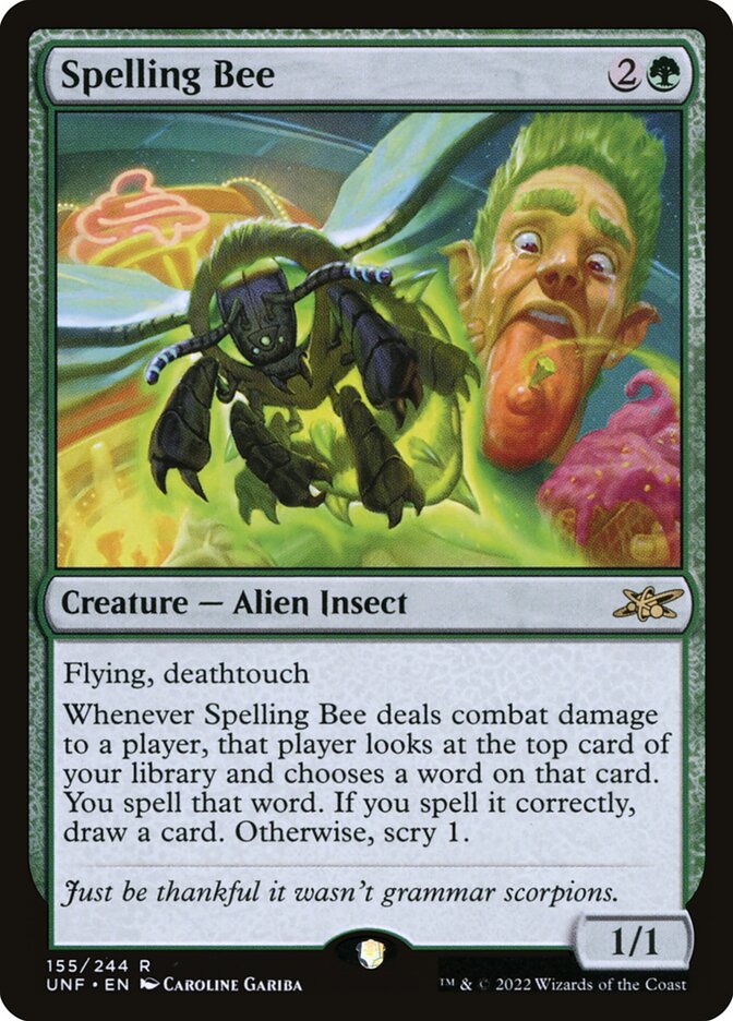 Spelling Bee Galaxy Foil