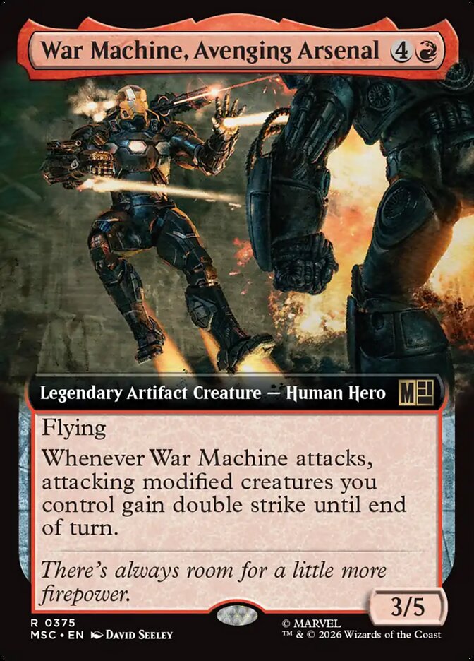 War Machine, Avenging Arsenal Extended Art