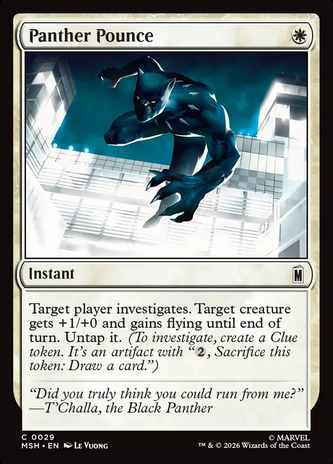 Panther Pounce Foil