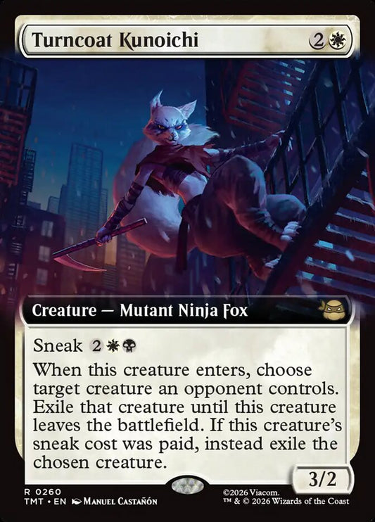 Turncoat Kunoichi Extended Art